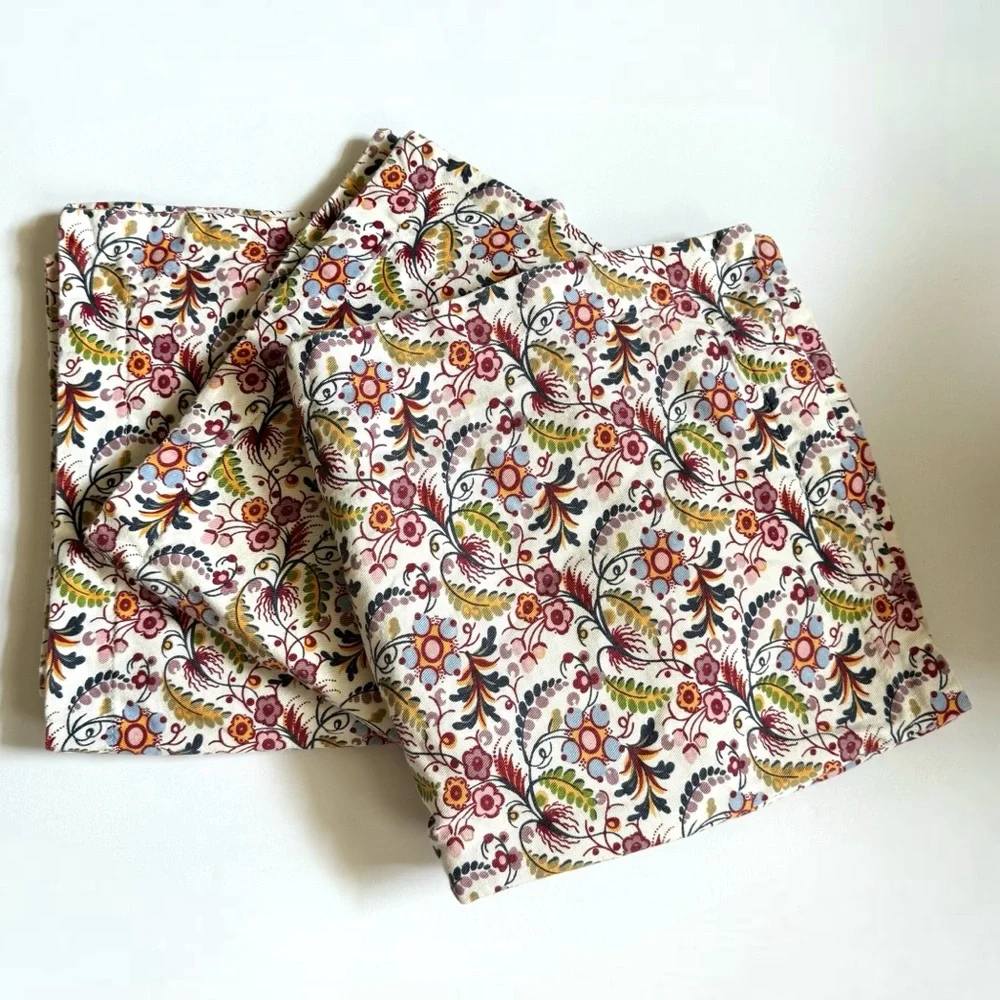 Vintage IKEA 1999 ALVINE GAVA Floral Scandinavian Throw Pillow Covers Set of 3